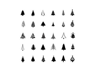 UI设计icon图标节日圣诞节圣诞树图标素材
